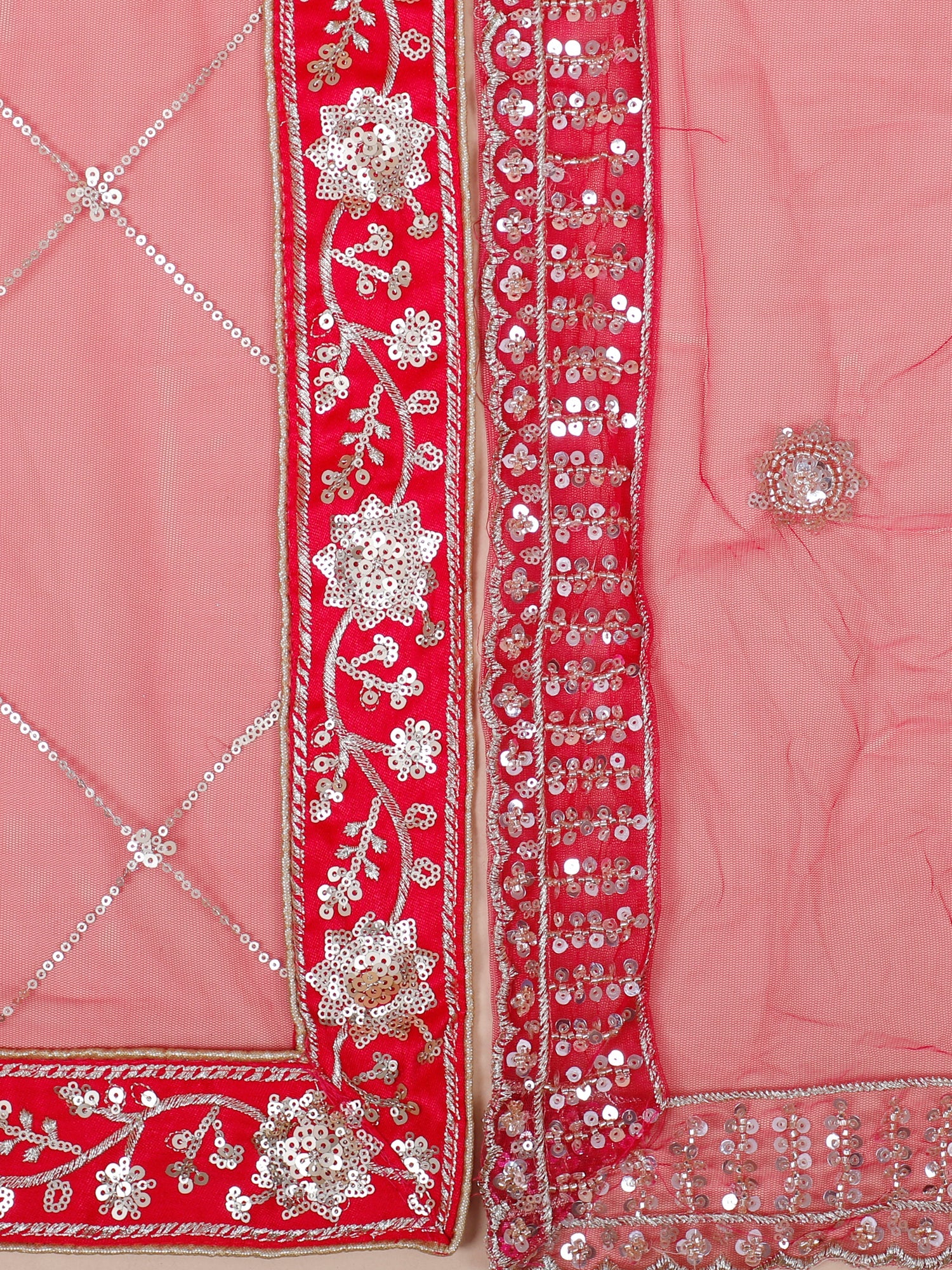 Raani Glory Handcrafted Silk Lehenga with Embroidery