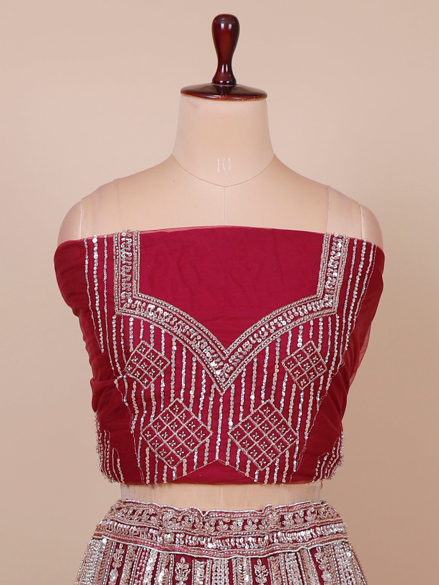 Pink Luxe Spectrum Net Lehenga with Sequence