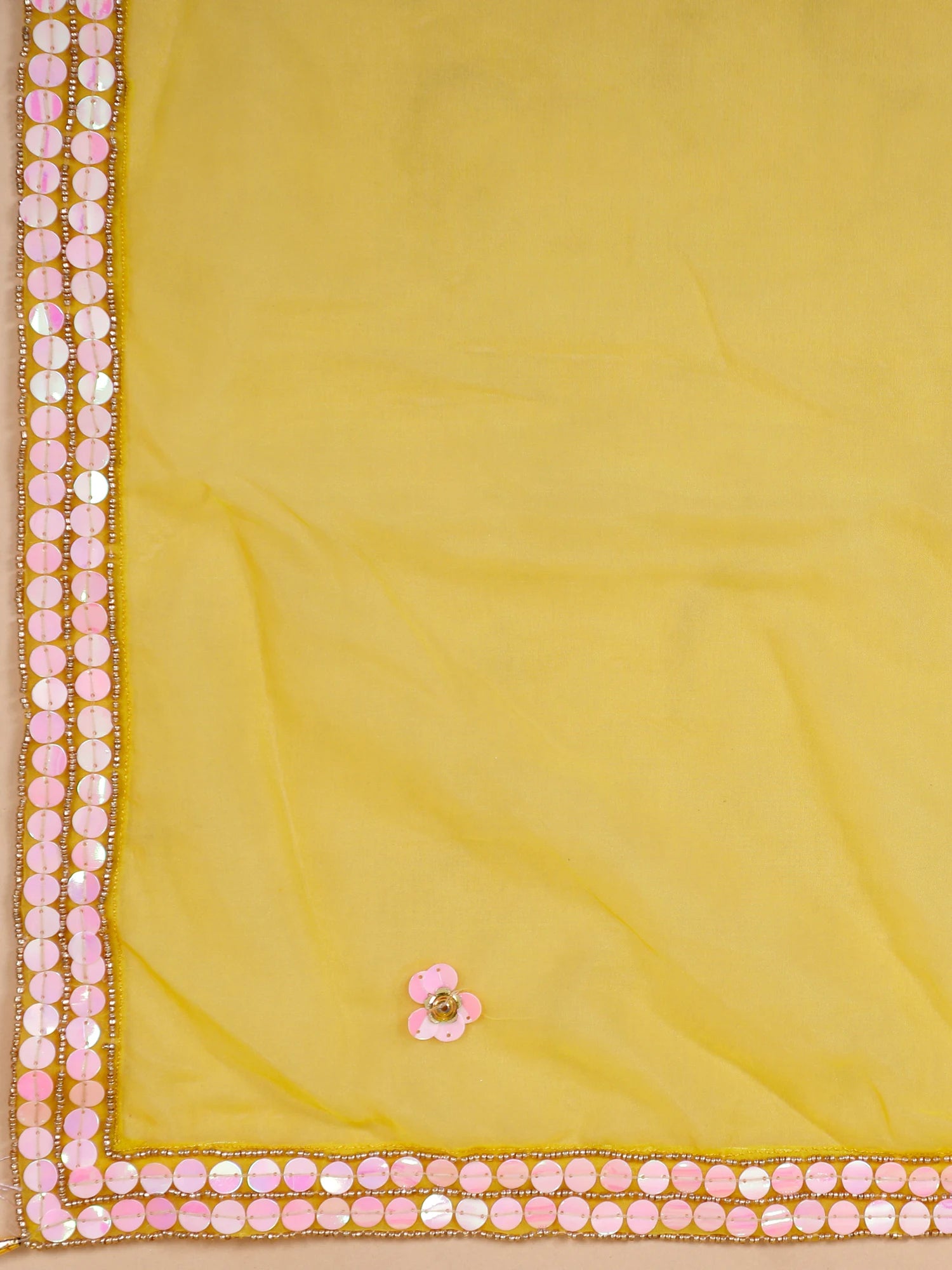 Yellow Raw Silk celebrity inspired Lehenga